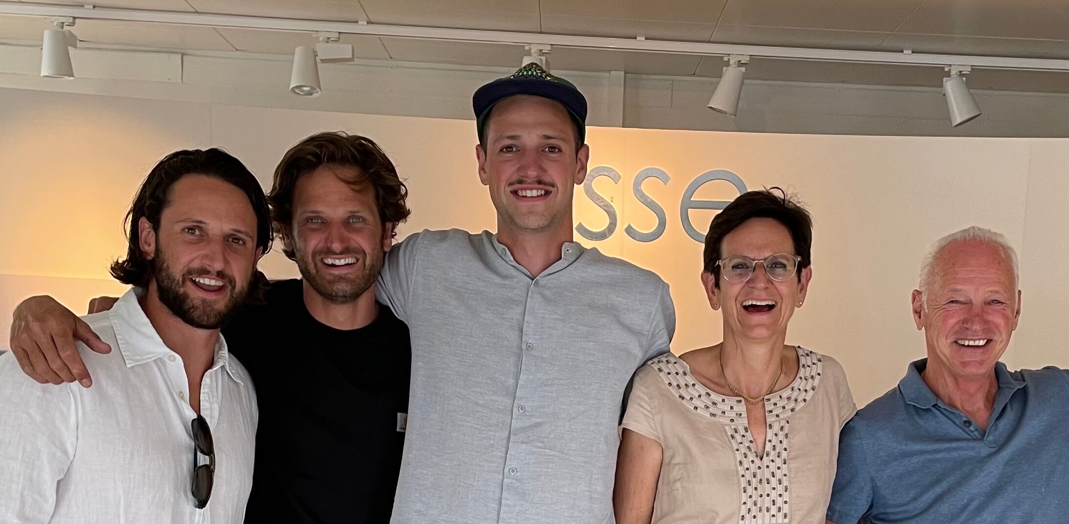 Das Team: Gregor, Stefan, Florian, Doris und Josef Schuchter